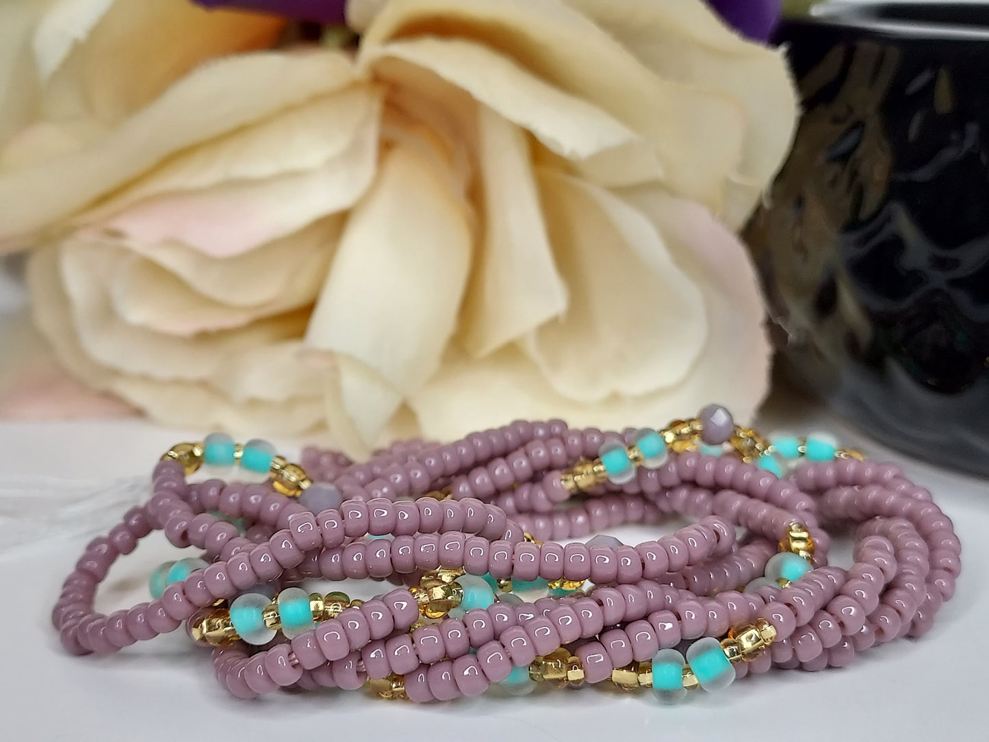 Mauve-alous Waistbead